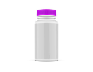 supplement bottle for mockup