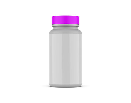 supplement bottle for mockup