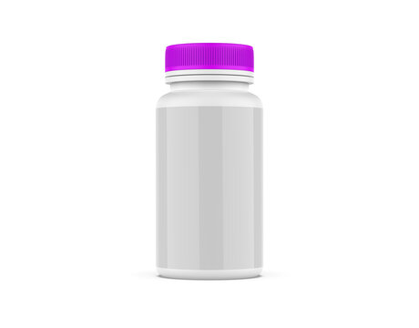 supplement bottle for mockup