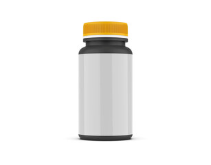supplement bottle for mockup