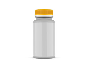 supplement bottle for mockup