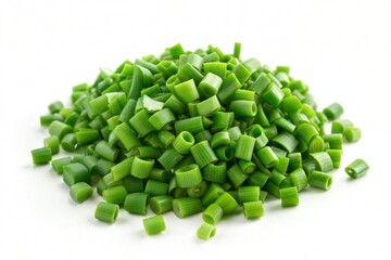 green beans isolated on white background