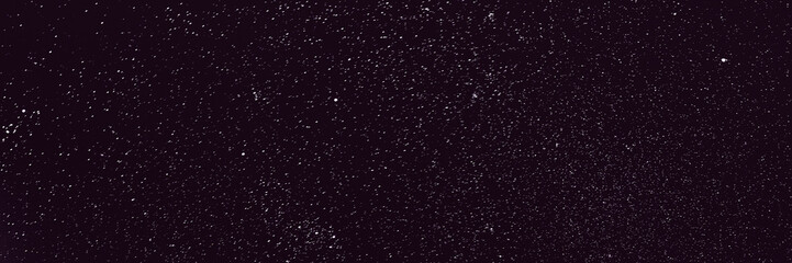 Night Starry Sky Background. Night View Of Natural Glowing Stars