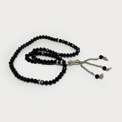black prayer beads object photo