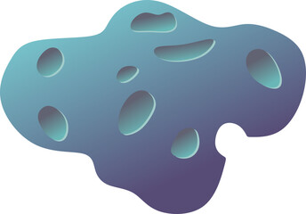 Space Asteroid Illustration