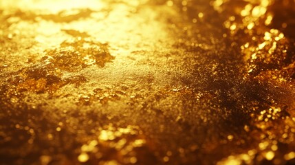 Solid Gold Background for Luxury and Wealth Concepts Generative AI
