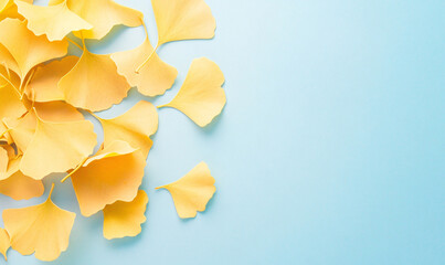 Naklejka premium autumn leaves background-generative ai