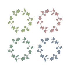 GREEN LEAVES BIO PRODUCT SIGN SYMBOL LOGO VECTOR ISOLATED ON WHITE