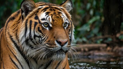 Fototapeta premium Stunning Tiger Photo Wildlife Photography for World Photo Day
