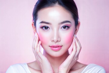 Fototapeta premium beautiful asian woman posing
