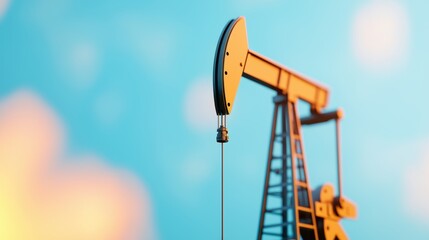 Crisis Averted: Oil Price Correction in with Copy Space, Selective Focus, and Quality