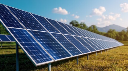 Futuristic Contrast of Sustainable Solar Energy vs Fossil Fuels: Holographic Oil Price Overlay.