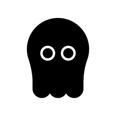 game character solid black