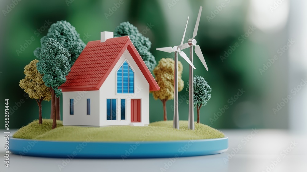 Poster futuristic holographic price comparison of renewable energy vs fossil fuels in with selective focus 
