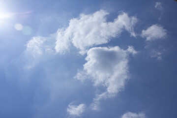 It's a sky where the sun shines