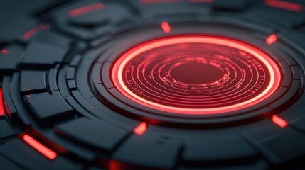 Futuristic Digital Oil Reserves Holographic Interface Visualization in with Copy Space, Selective Focus on Foreground