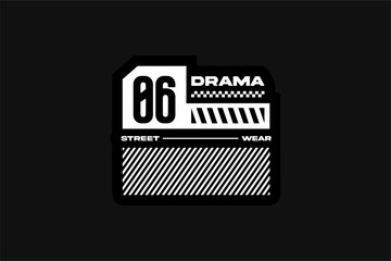 Vector streetwear design ideas concept vector graphic tee design suitable for printing	