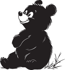 Cute Bear Silhouette