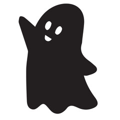 shadow of cute ghost, halloween item