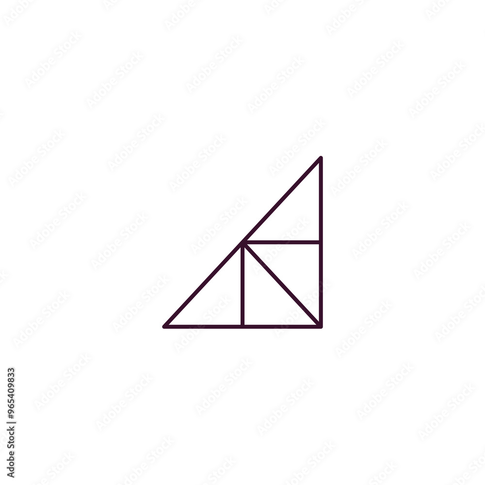 Poster joist outline icon. linear vector from construction concept. thin line joist icon isolated on white 