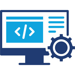 Obraz premium Software Icon