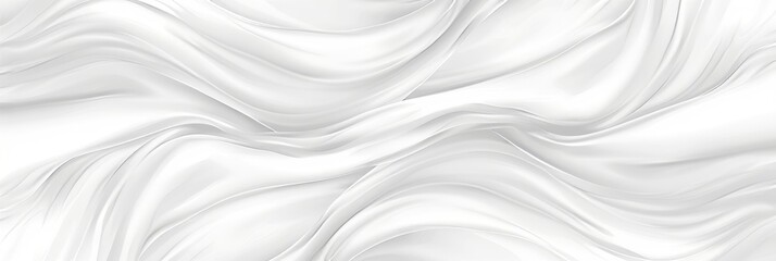 Naklejka premium Abstract White Satin Background, Smooth And Flowing Texture Ideal for Elegant Designs