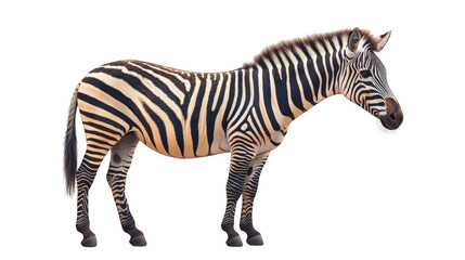 Obraz premium Zebra Stripes Abstract Glitch Art Background