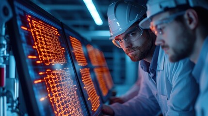 They are likely working in a lab or a factory