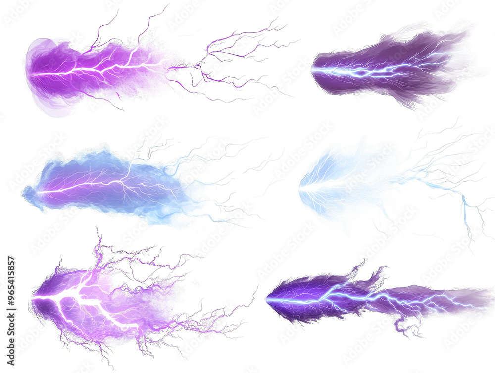 Poster abstract glitch art pattern with lightning bolts and pixelated texture