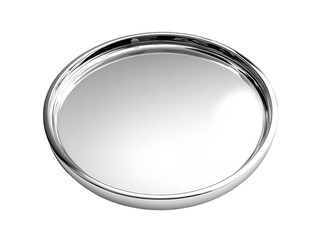 Abstract Shiny Circular Design with Black and White Pattern