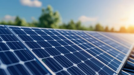 Obraz premium Futuristic Energy Sector Transformation: Oil Decline to Renewable Growth - Holographic with Advanced Tech in