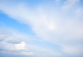 Obraz premium Image of the blue sky and white clouds
