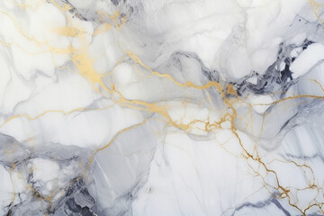 Fototapeta premium Processed collage of white and gold marble texture. Background for banner, backdrop or texture