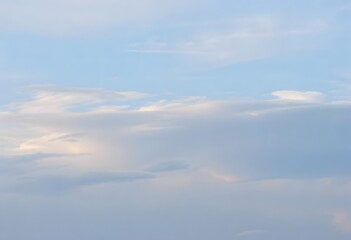 Image of the blue sky and white clouds