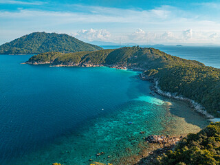 Stunning Aerial Capture of the Perhentian Islands’ Crystal Waters
