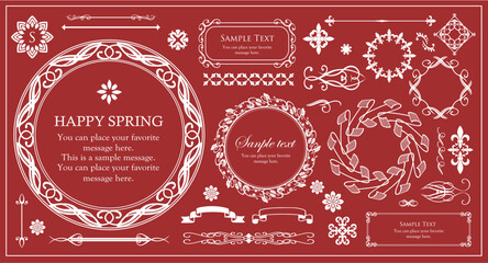 ハロウィンをイメージしたフレームデザイン