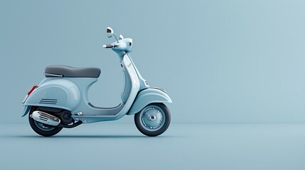 3. A contemporary scooter model set against a plain background, emphasizing its streamlined form and stylish elements.