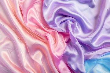 Obraz premium Pastel gradient Satin fabric velvet person human.