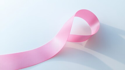 Pink cancer ribbon logo collection on white background,Breast cancer awareness ribbons,October,Pink ribbons icons isolated,National cancer survivors month,Sign Mother and World cancer day concept.