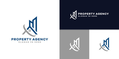 logo design agency property, financial, investment, consulting, solutions, construction logo template, symbol, icon, vector, inspirational ideas.