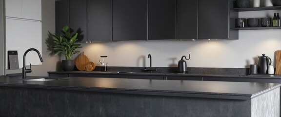 modern kitchen interior
