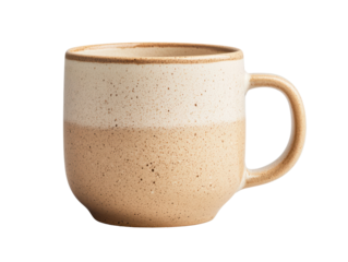 Rustic Ceramic Mug with Speckled Design and Earthy Tones, Perfect for Coffee or Tea, Handcrafted Pottery for Cozy Home Decor