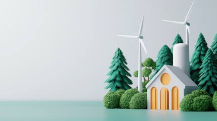 Contrasting Oil and Gas Industry with Wind Energy in the Global Economy - with Copy Space, Selective Focus, and Quality