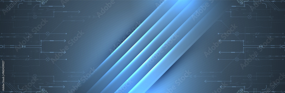 Aufkleber abstract technology concept. computer code background. hand drawn vector illustration.