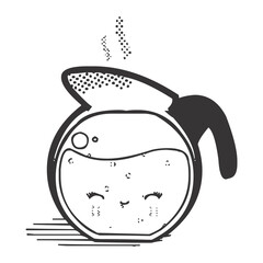 kawaii.children's food drawing characters,cute picture characters.cartoon coloring pictures.black and white image