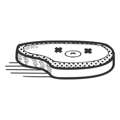 kawaii.children's food drawing characters,cute picture characters.cartoon coloring pictures.black and white image