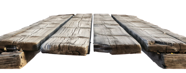 wood pier port and pole boardwalk in lake clip art transparent background