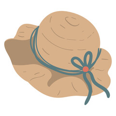 Hat Summer Illustration