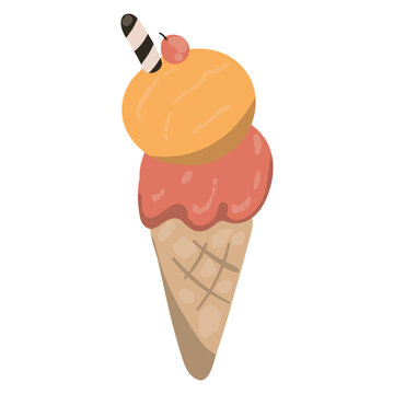 recommend clip art: Ice Cream Summer Illustration