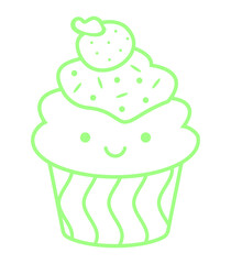 Cupcake Outline Icon